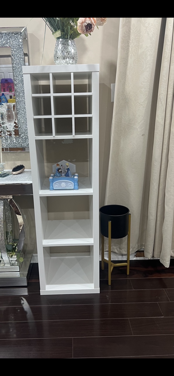 White Wine Rack and Shelf Unit