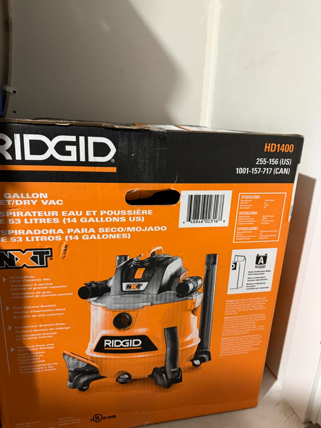 Ridig dry wet vacuum - photo 3
