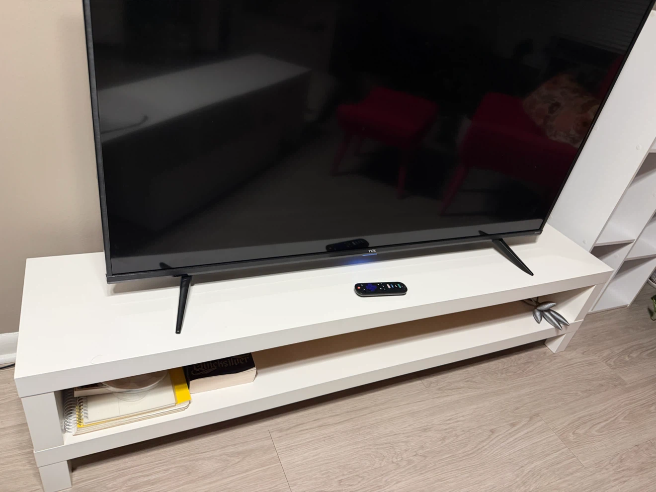 TV stand - like new, white - photo 5