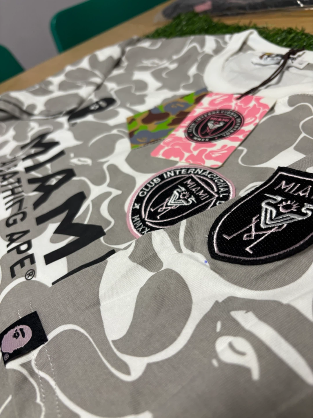 A Bathing Ape x Inter Miami CF Camo T-Shirt - photo 2