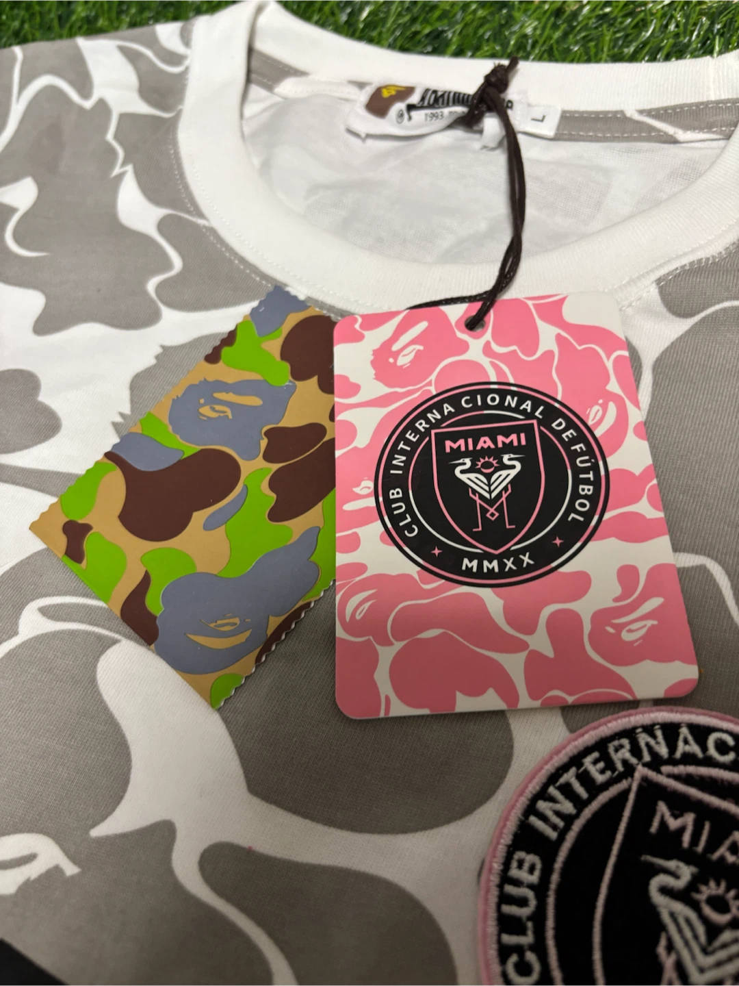 A Bathing Ape x Inter Miami CF Camo T-Shirt - photo 4