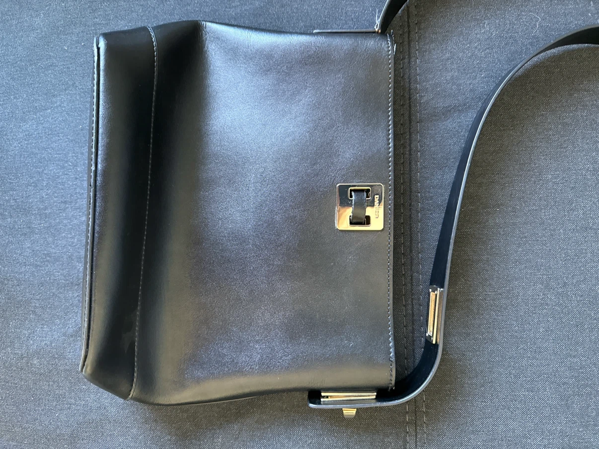 Black Leather Shoulder Bag - photo 2