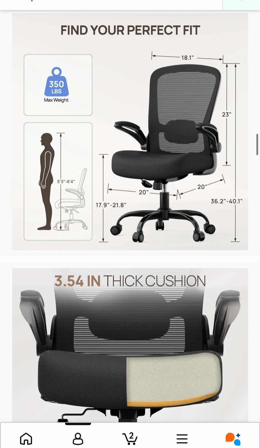 Ergonomic Mesh Office Chair  (Negotiable)