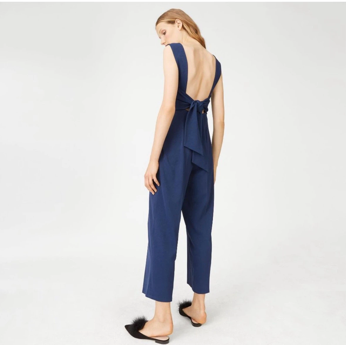 Club Monaco Navy Blue Jumpsuit Size 0 - photo 2