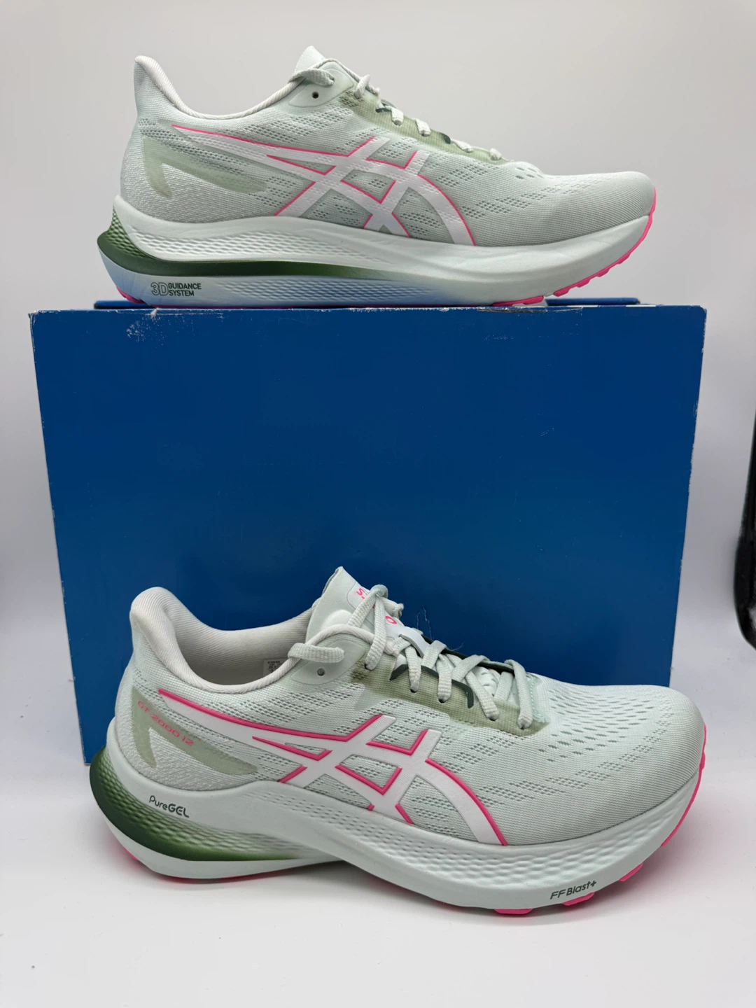 Asics GT-2000 12 Pure Aqua/White Women’s Running Shoes Sz US 10 - photo 3