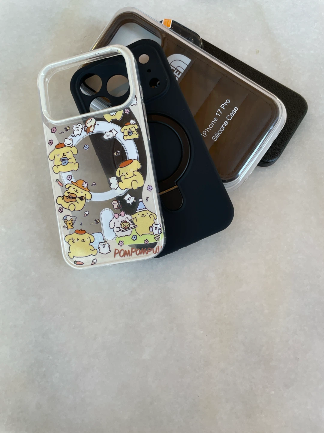 iPhone 14 Pro Silicone Case & Clear Pompompurin Case