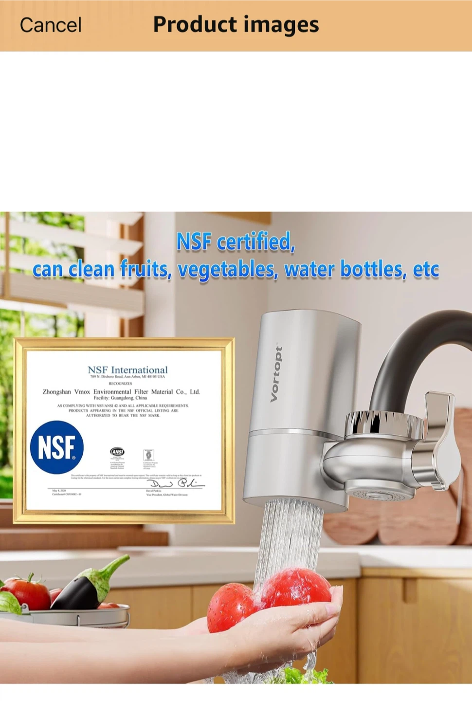 Vortopt T1 Faucet Filtration System - Silver - photo 4