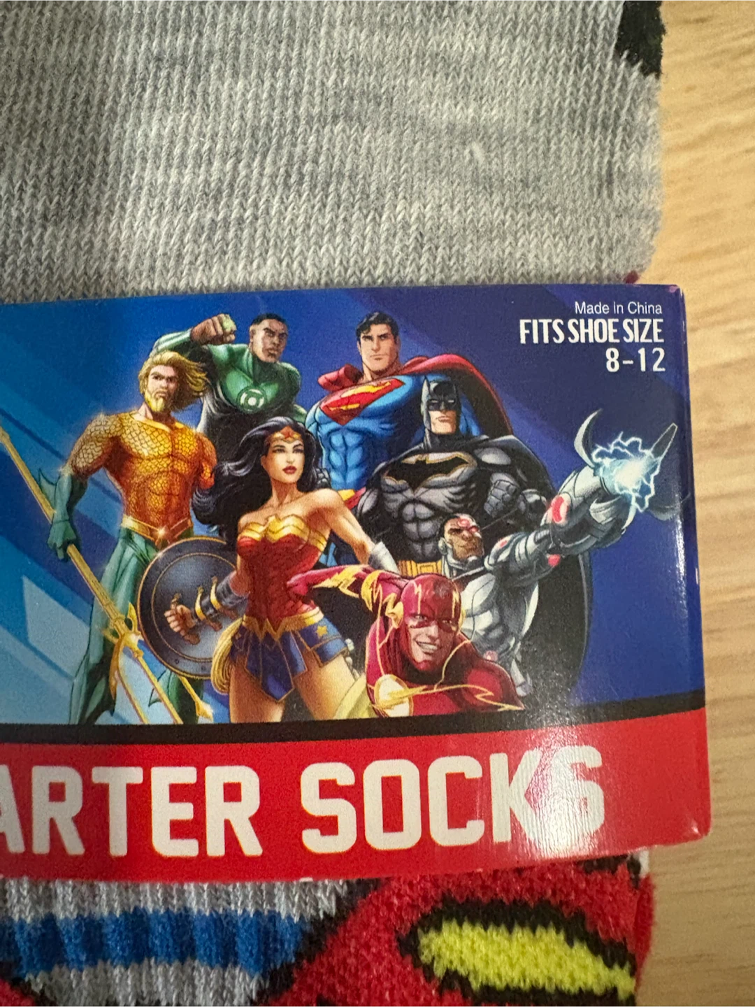 6-Pack DC Comics Justice League Quarter Socks - photo 2