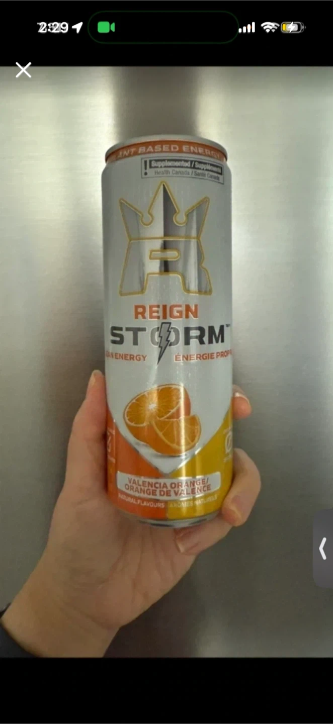 Reign Storm Valencia Orange Energy Drink