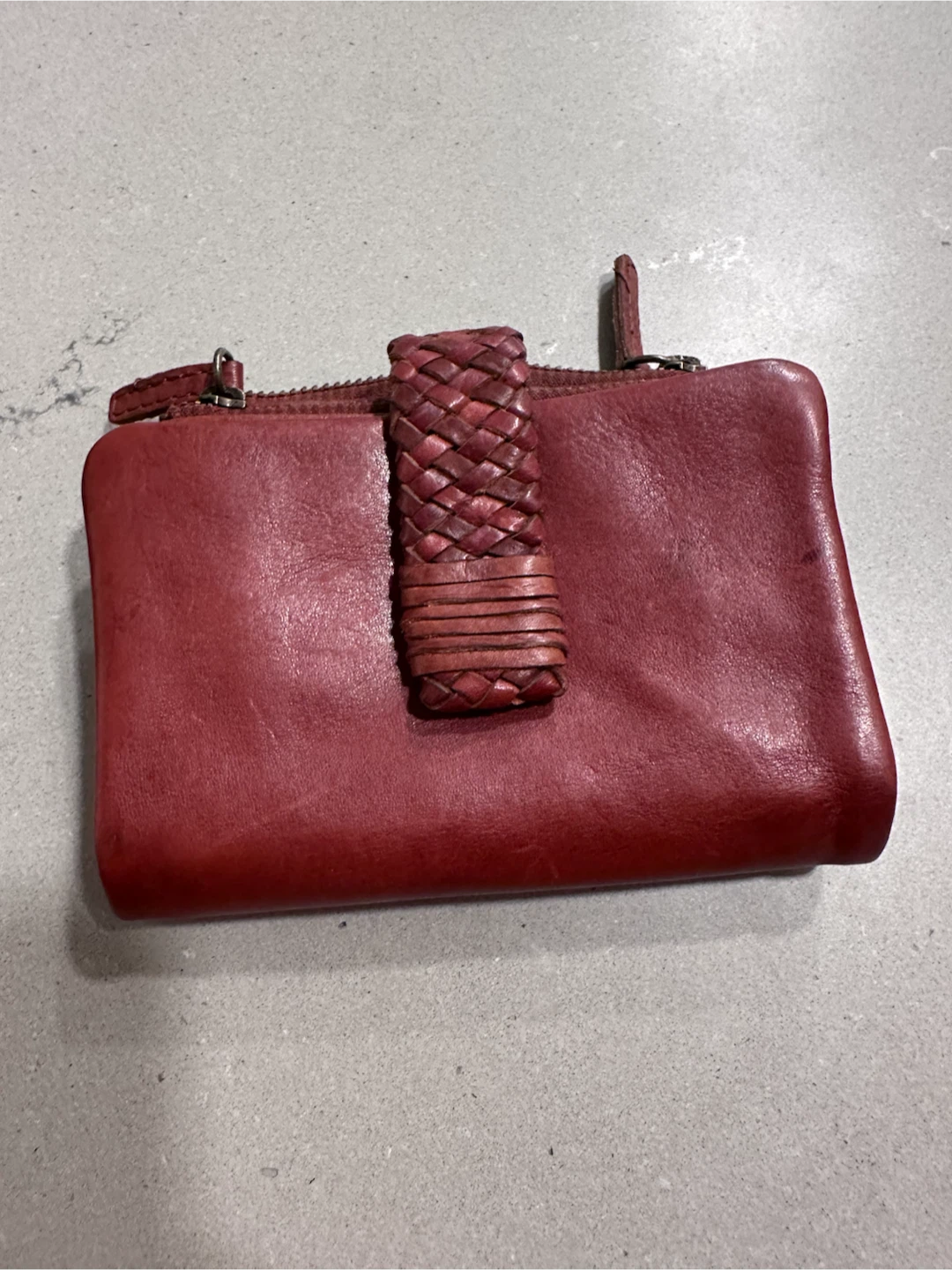 Brownish Red Leather Wallet