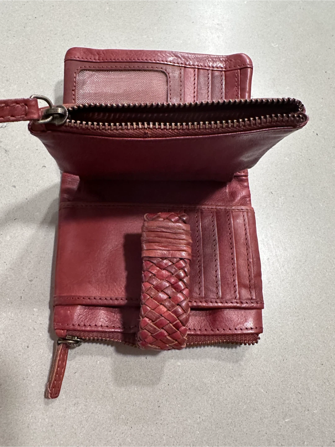 Brownish Red Leather Wallet - photo 3