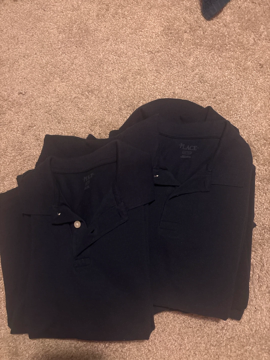 The Children's Place Navy Blue Polo Shirts