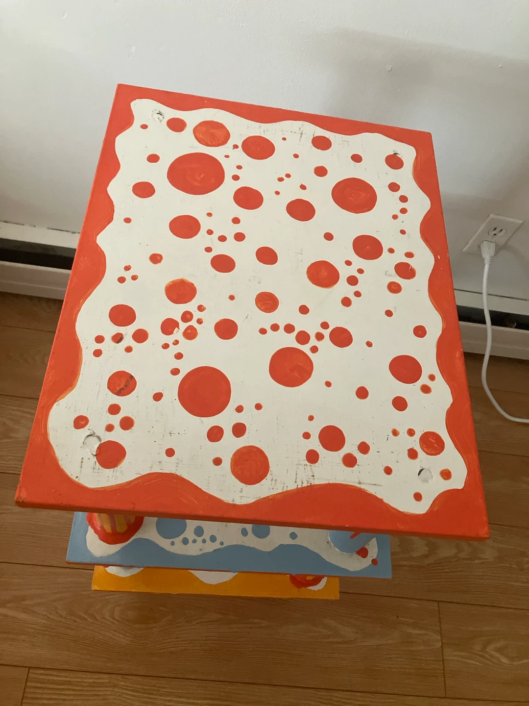 Painted 3-Tier Rolling Cart - photo 3