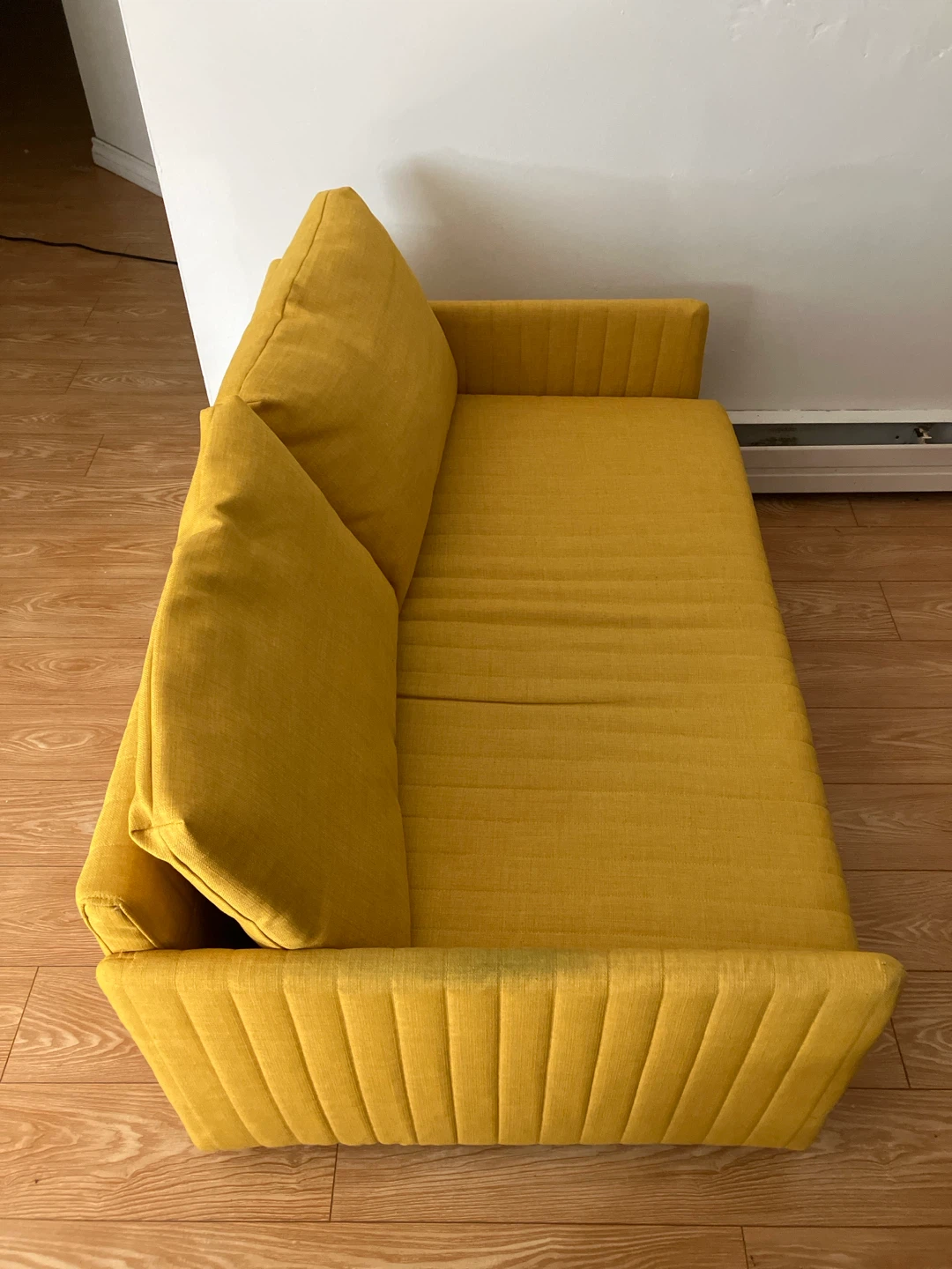 Mini Yellow Accent Sofa - photo 2