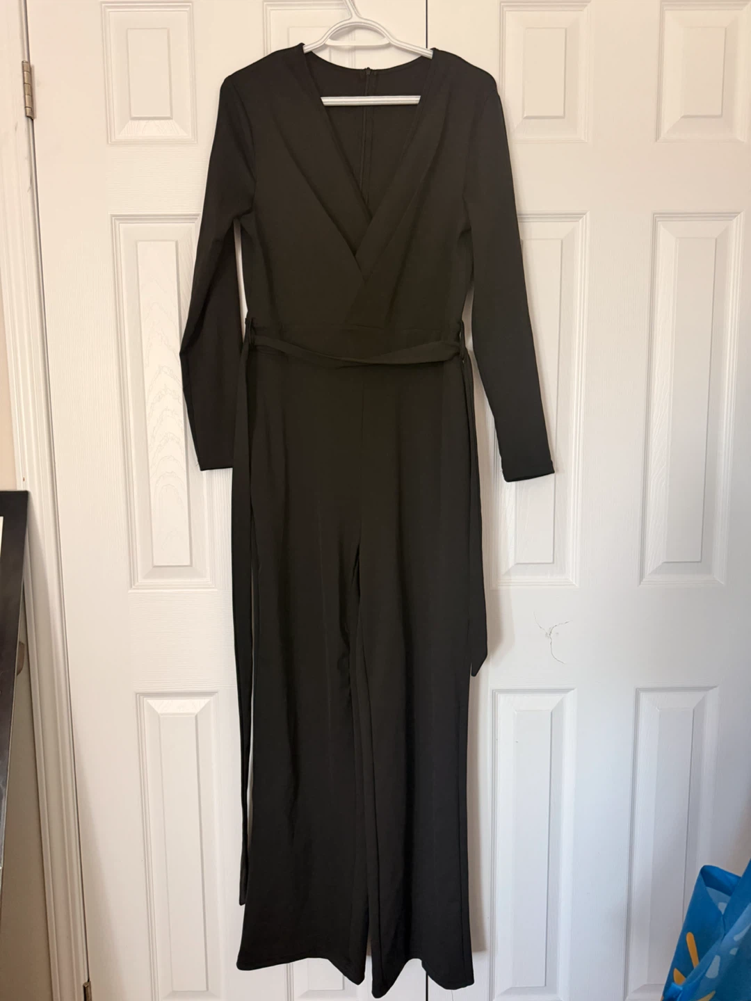 Black Long-Sleeve Jumpsuit large