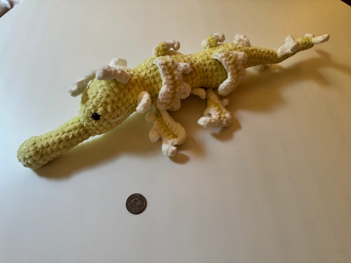 Handmade Crochet Leafy Sea Dragon Plush Toy