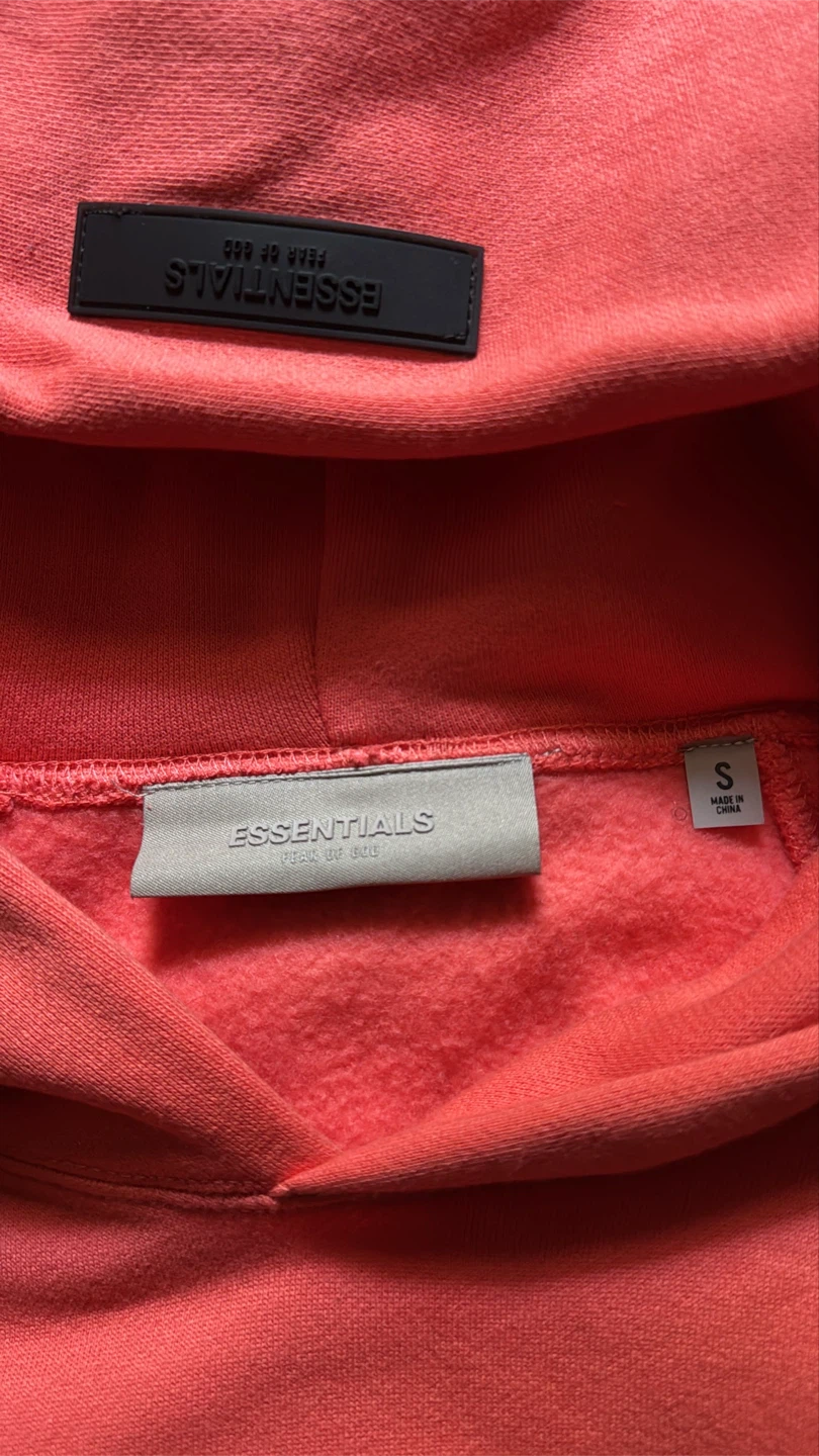 Fear of God Essentials Hoodie Coral - photo 2