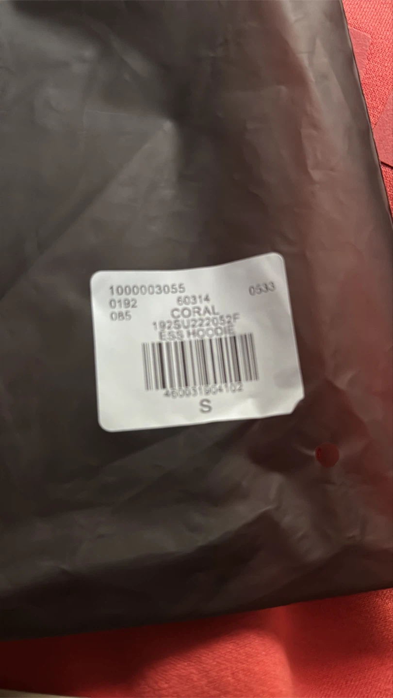 Fear of God Essentials Hoodie Coral - photo 5