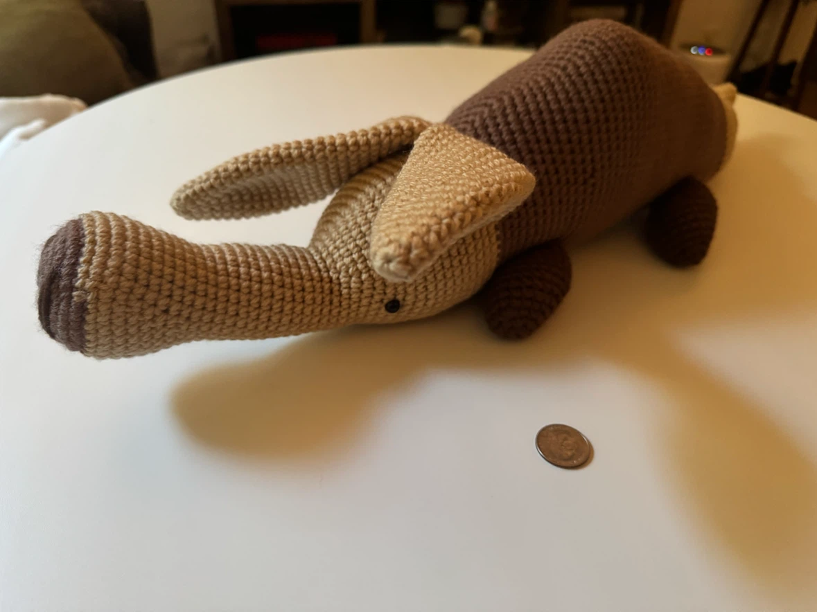 Handmade Crochet Stuffed Ant Eater Toy