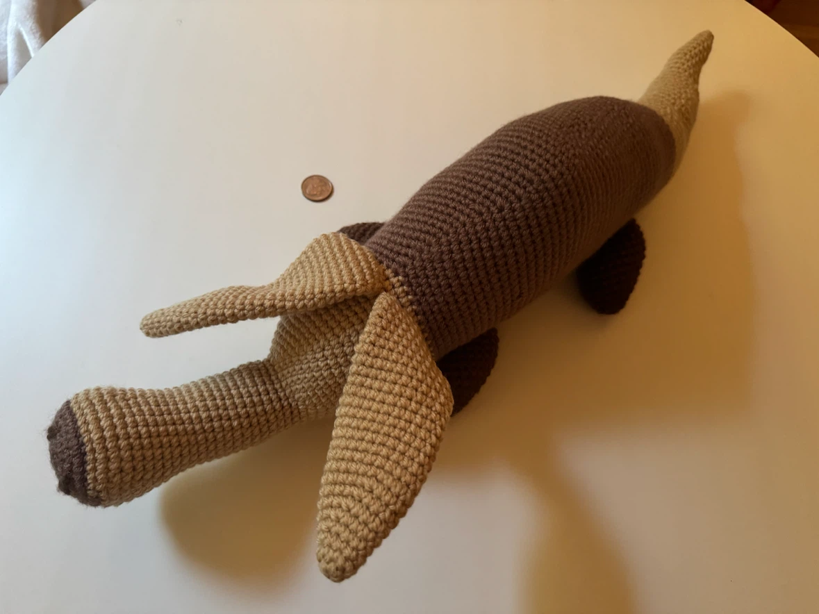 Handmade Crochet Stuffed Ant Eater Toy - photo 2