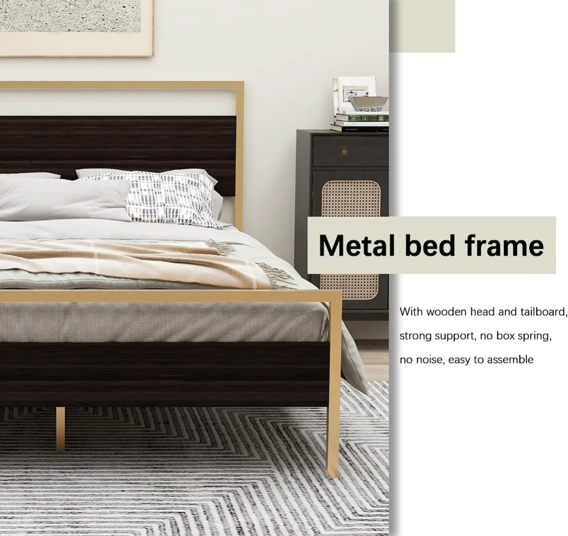 King Size Metal Bed Frame - photo 4