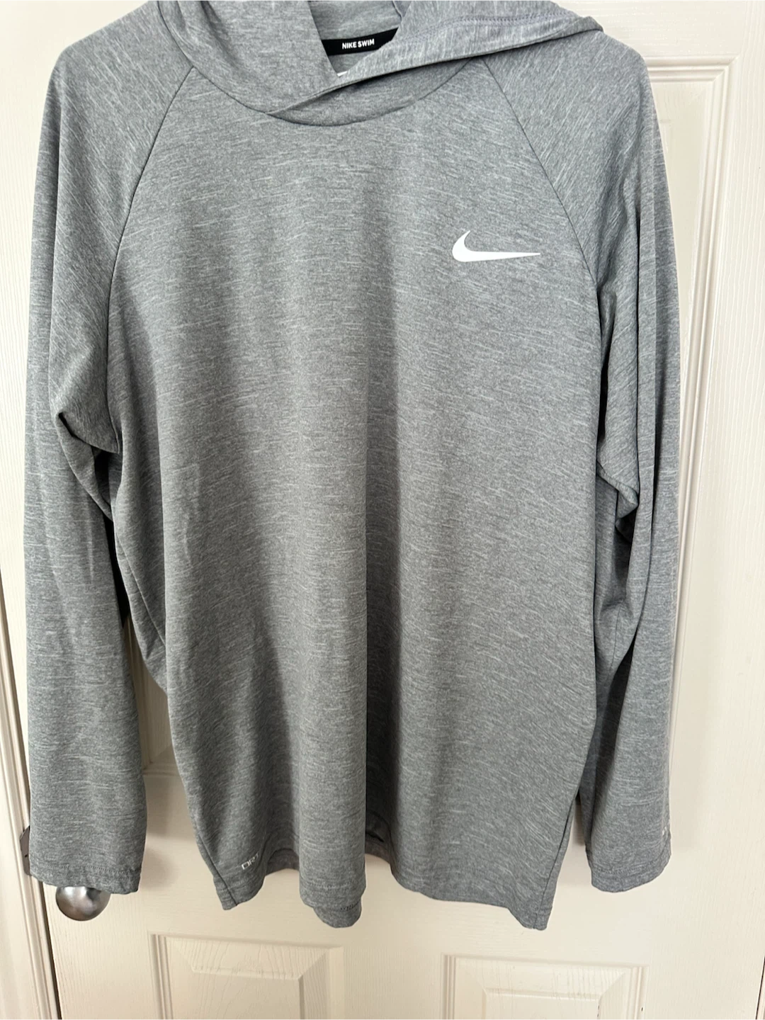Nike Swim Dri-FIT Hoodie - Grey - Size L