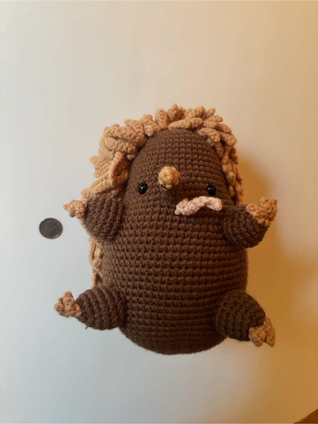 Handmade Crochet Hedgehog Plush Toy