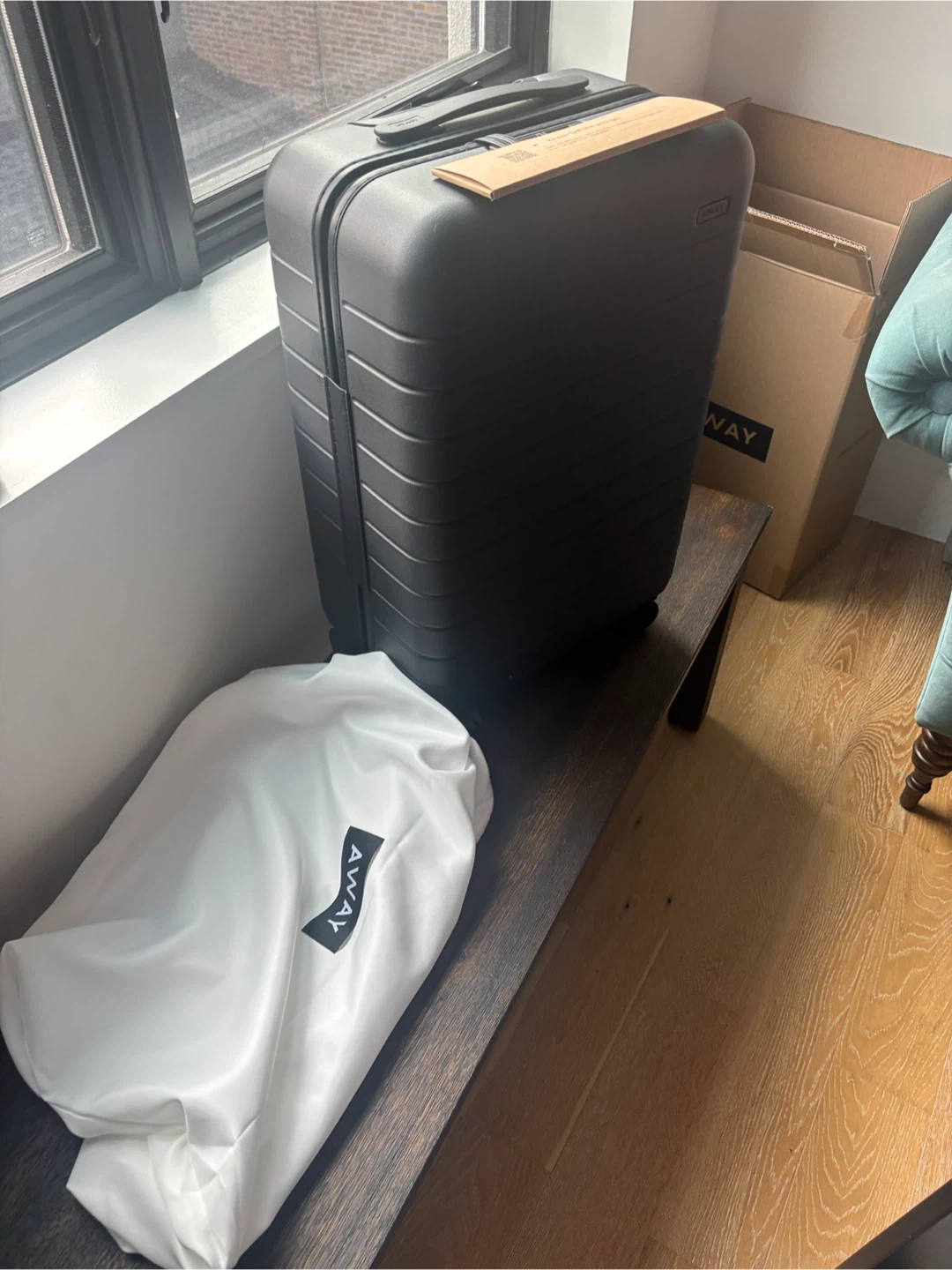 Away Bigger Carry-On Suitcase NWT Black