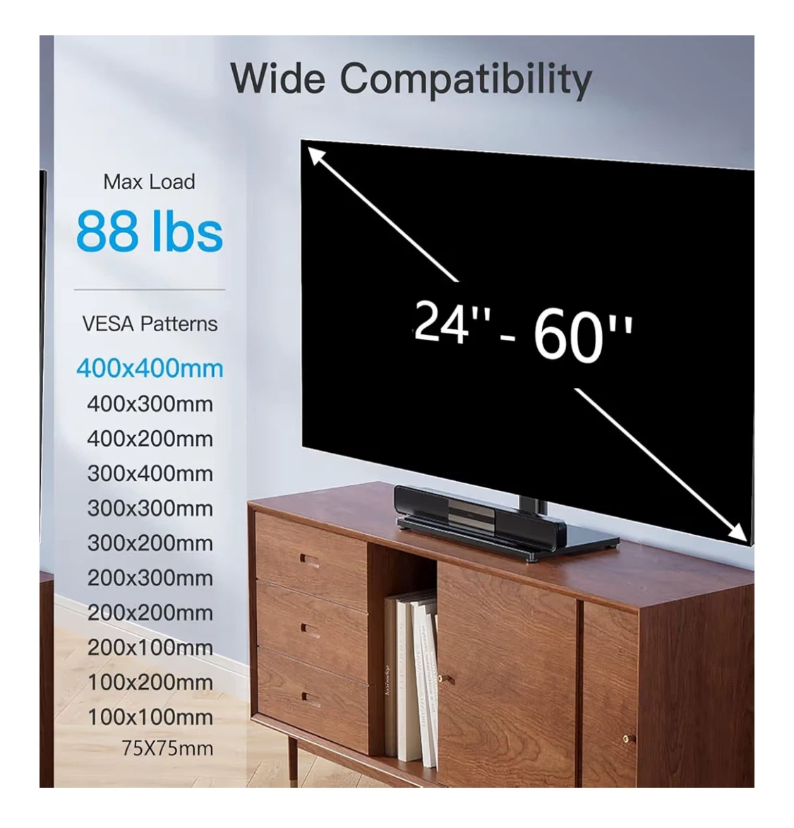 PERLESMITH Swivel Universal TV Stand/Base - photo 2