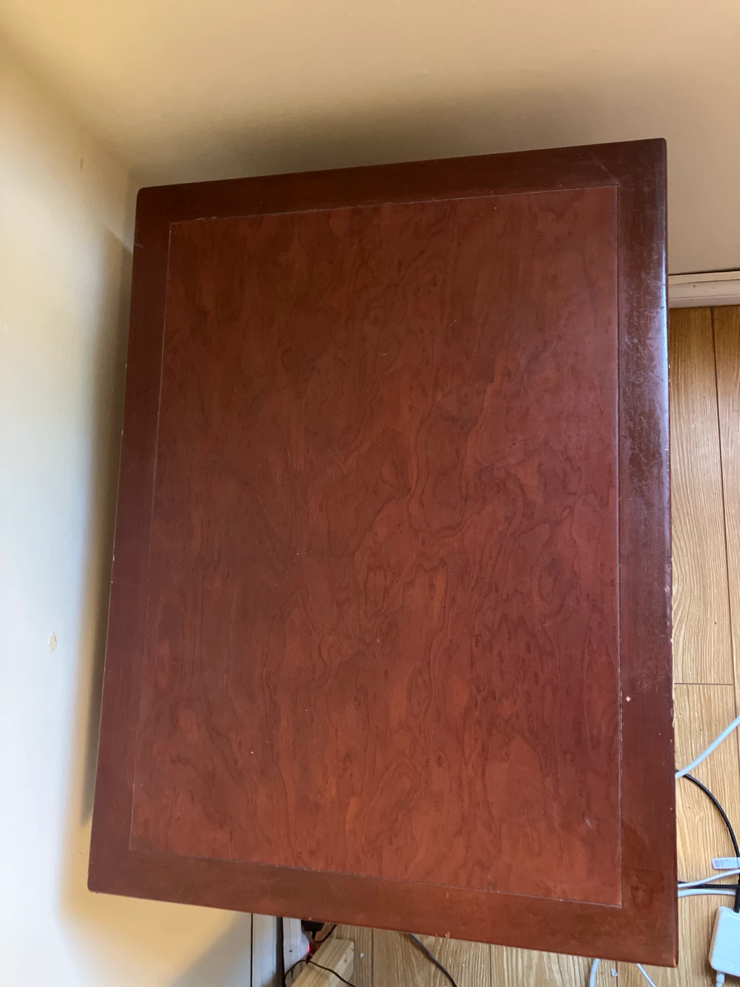 Wooden end table with drawer - photo 2