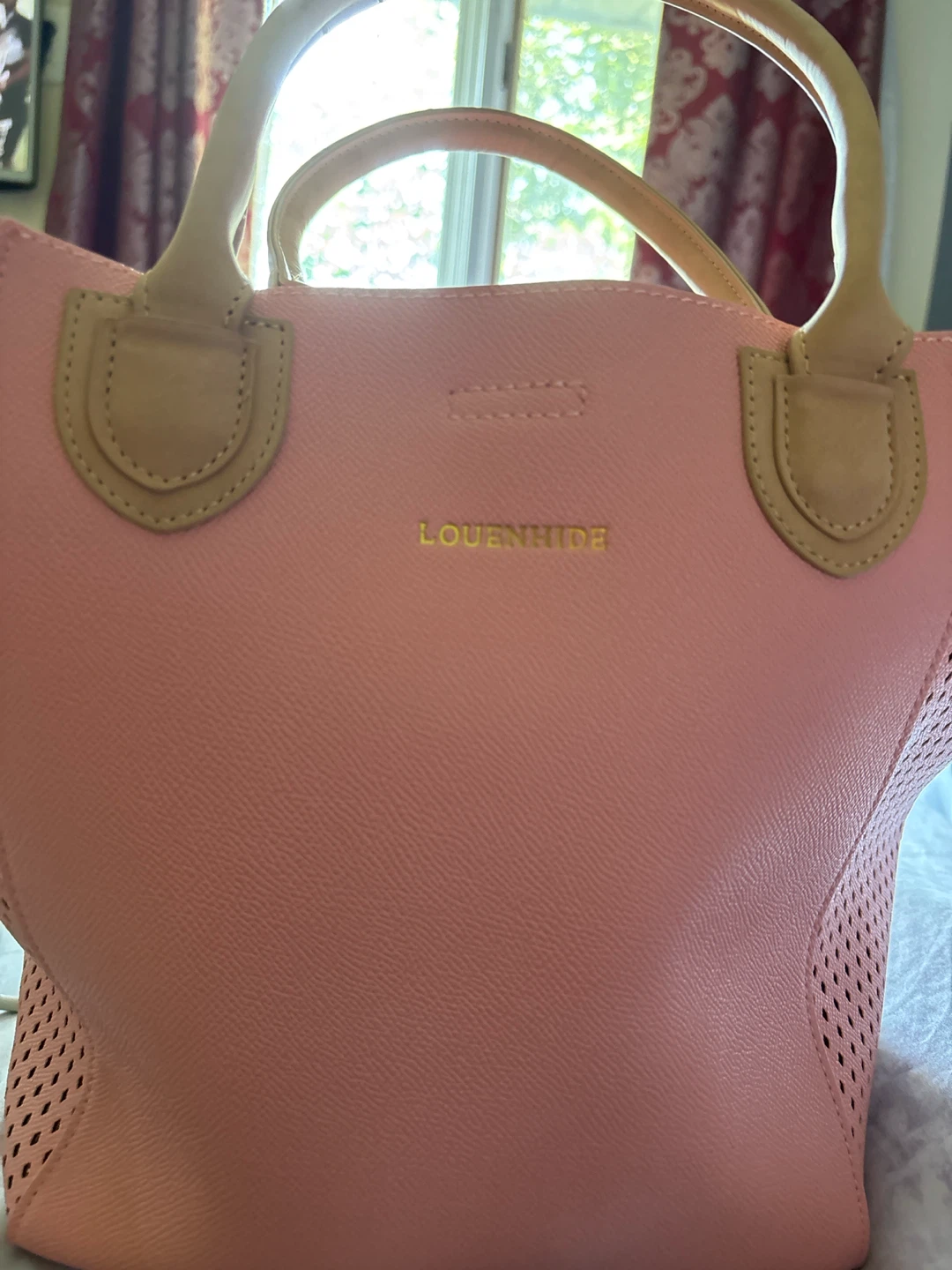 LOUENHIDE Pink Tote Bag