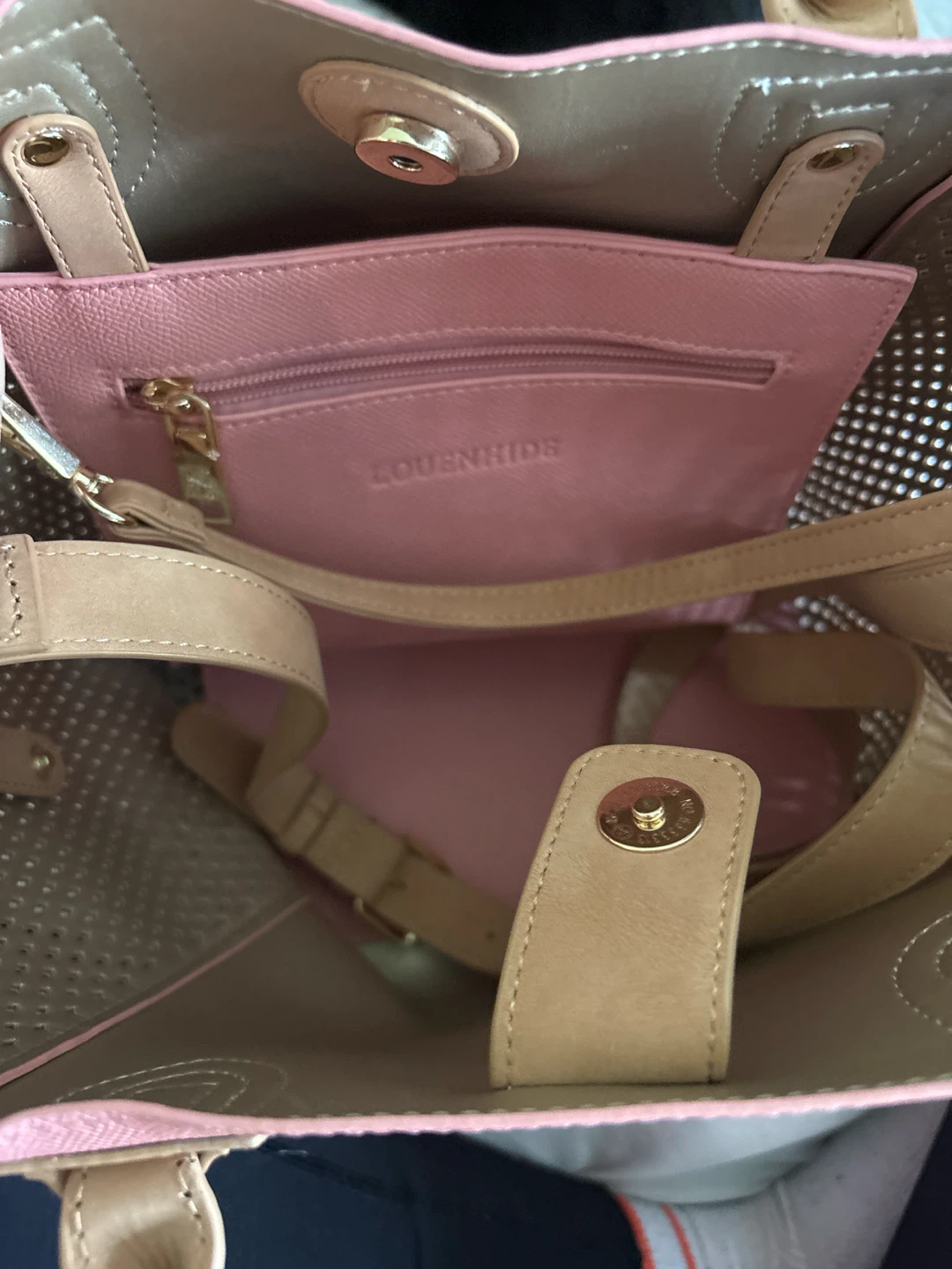 LOUENHIDE Pink Tote Bag - photo 4