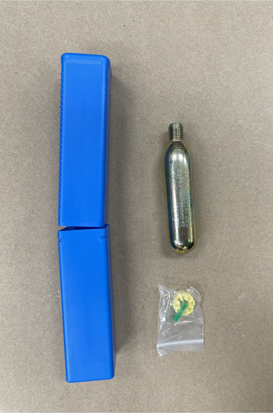 SodaStream CO2 Cylinder with Blue Case