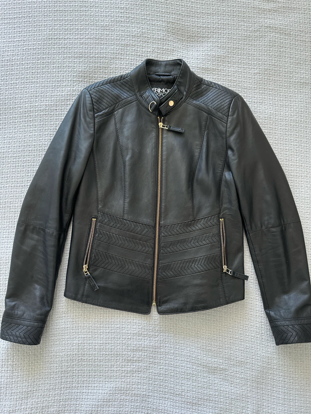 Black Leather Motorcycle Jacket