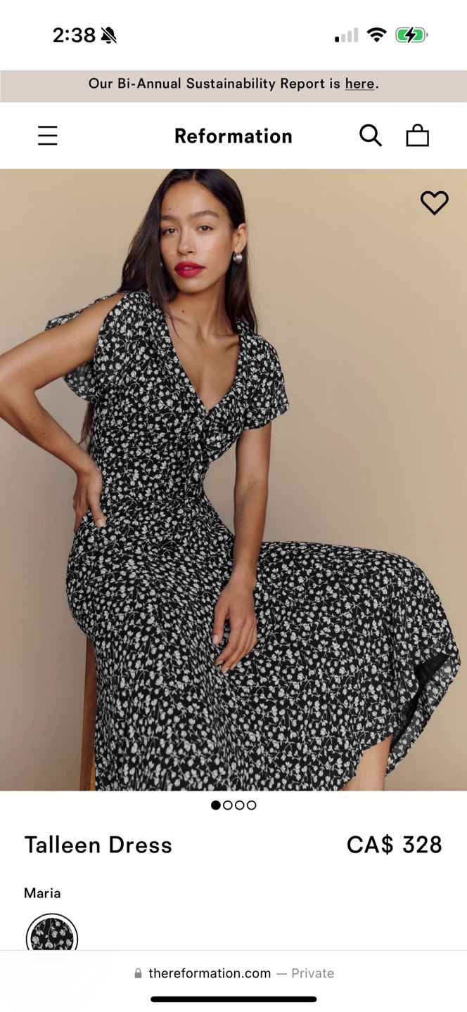 Reformation Talleen Dress - photo 2