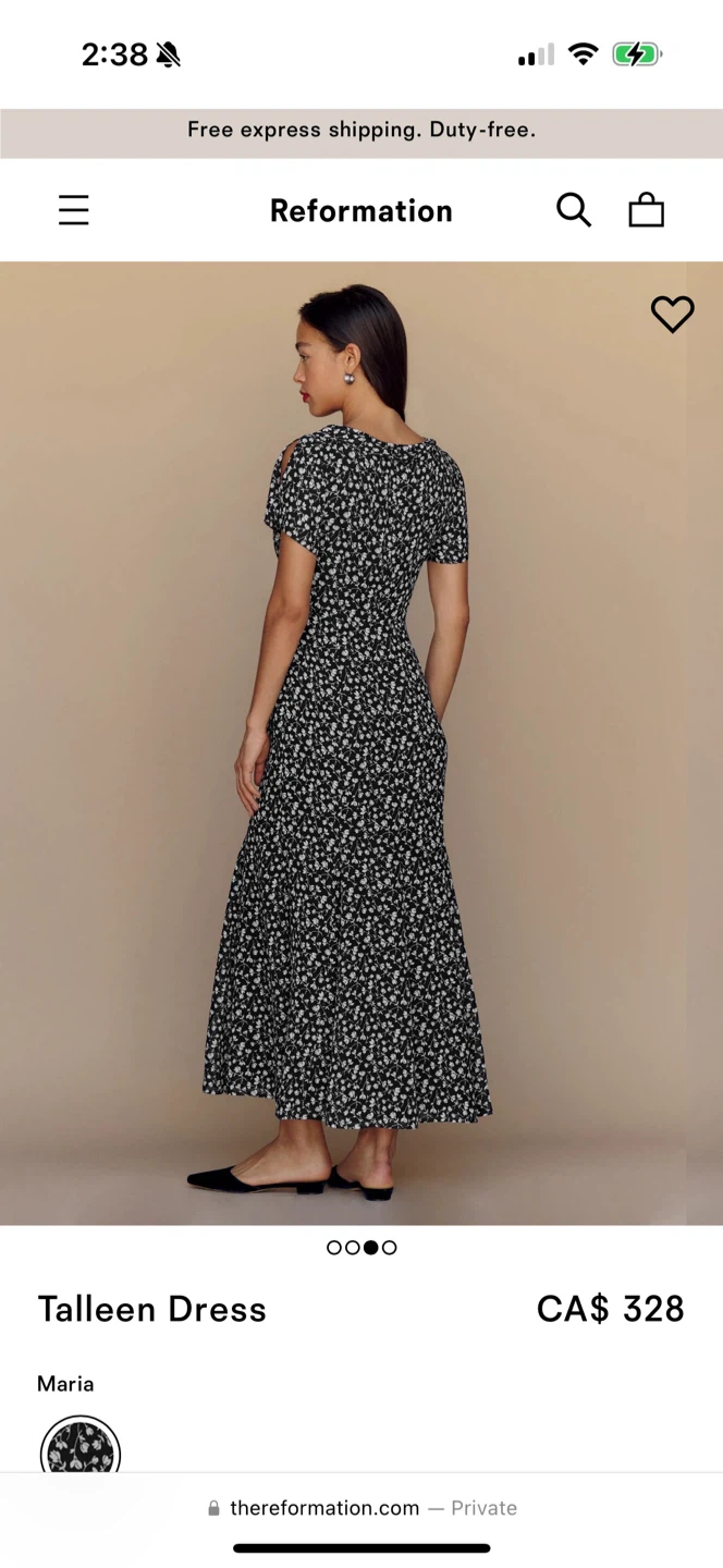 Reformation Talleen Dress - photo 3
