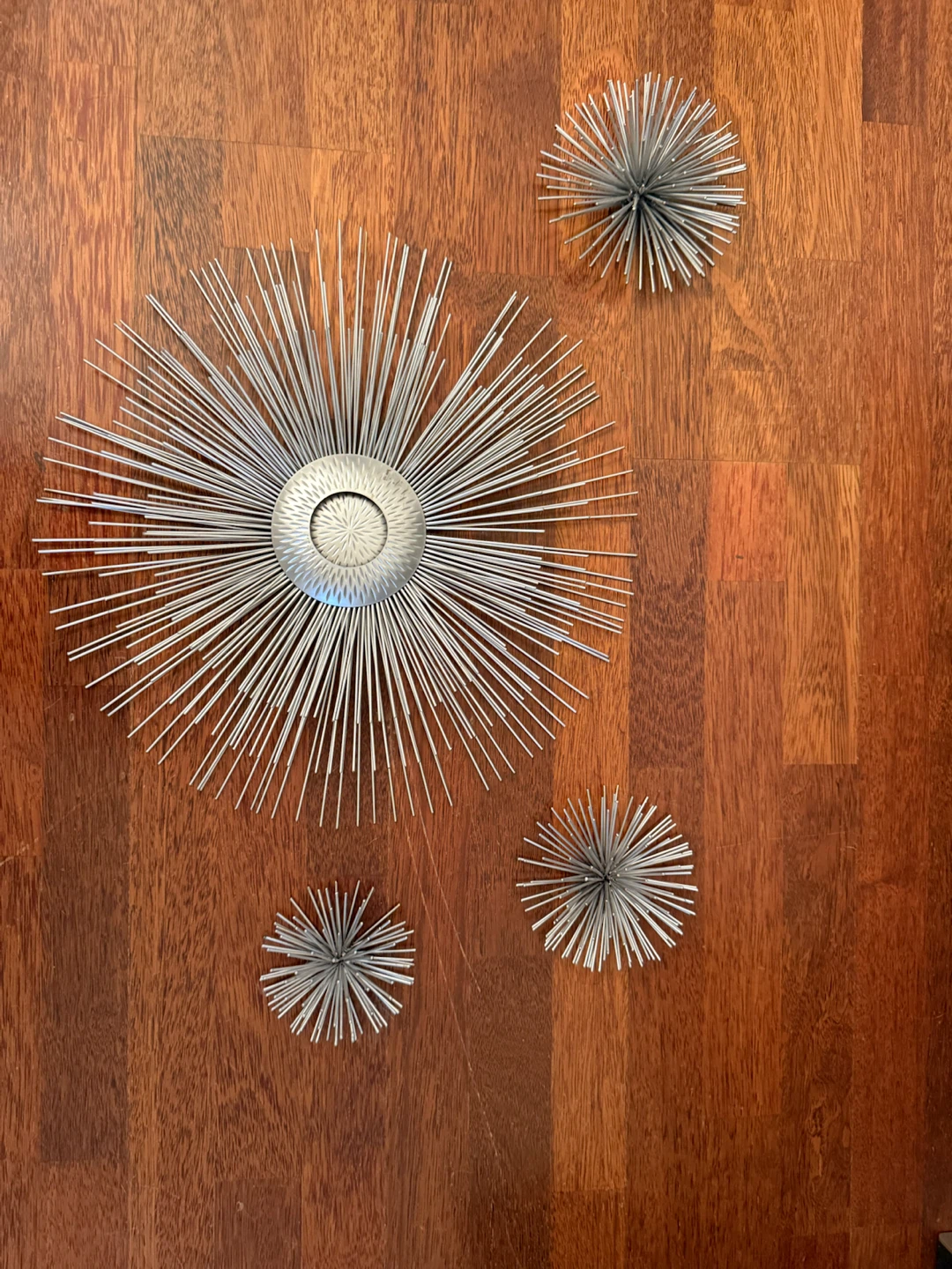 Metal Starburst Wall Art Decor Set - photo 3