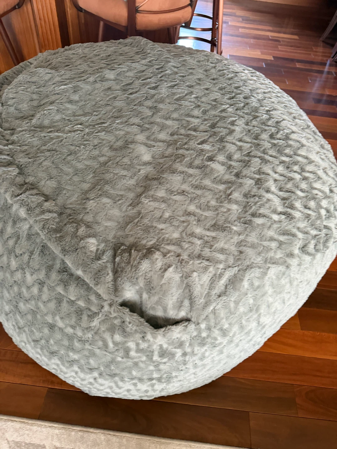 Hobestluk Grey X-Large Bean Bag Chair - photo 2