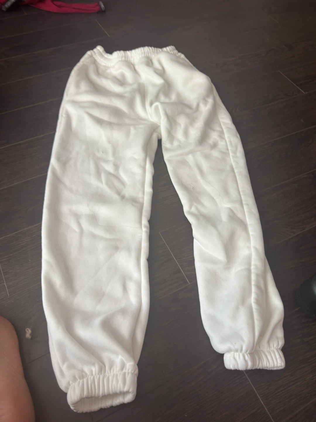 White OLSO BRAND Sweatshirt crop and Joggers Set - photo 3