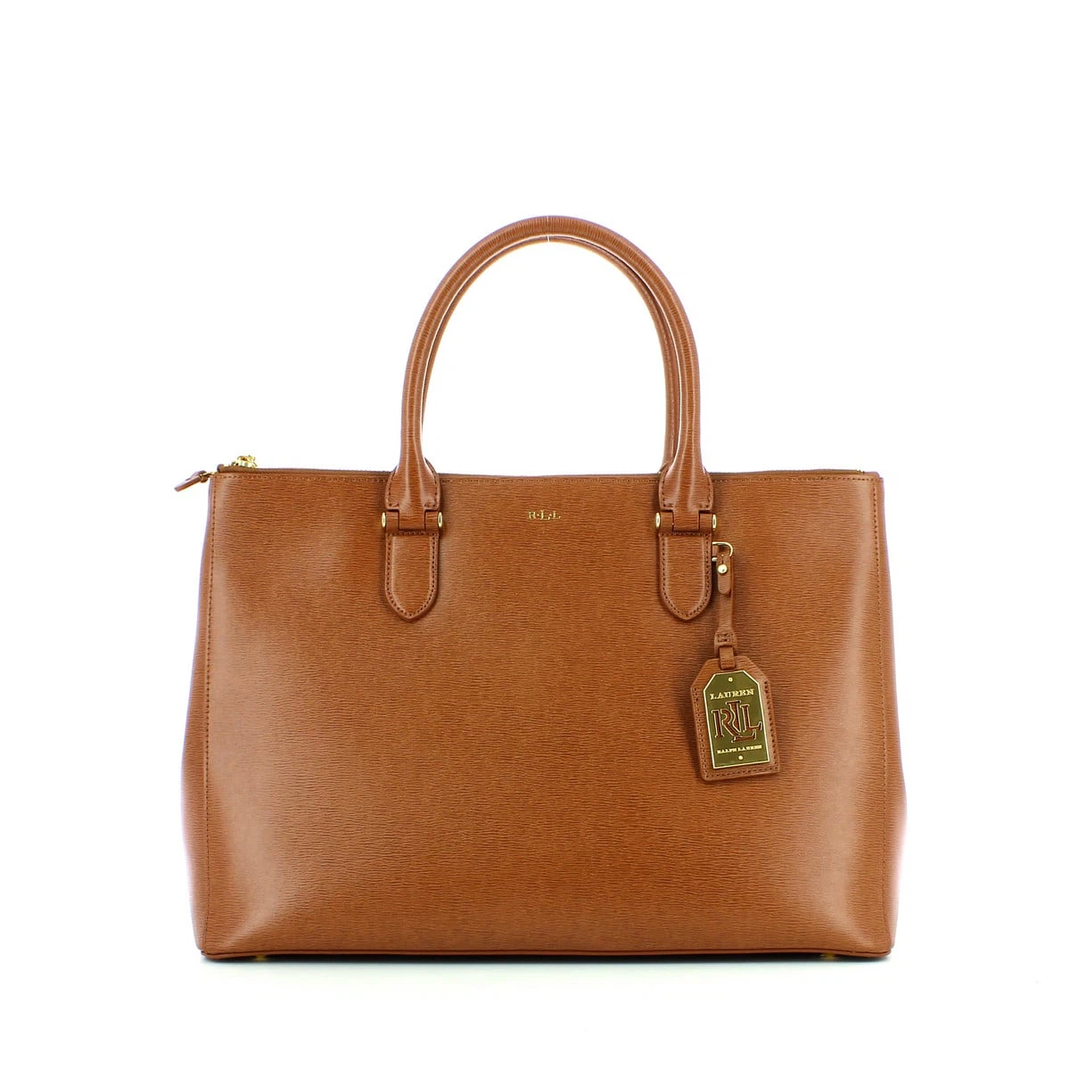 Lauren Ralph Lauren Leather Tote Bag - Brown