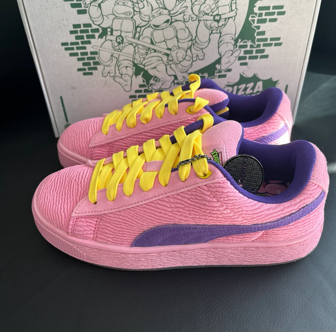 Puma TMNT Big Kid Sneakers 4.5/5.5 girls and boys shoes - photo 3