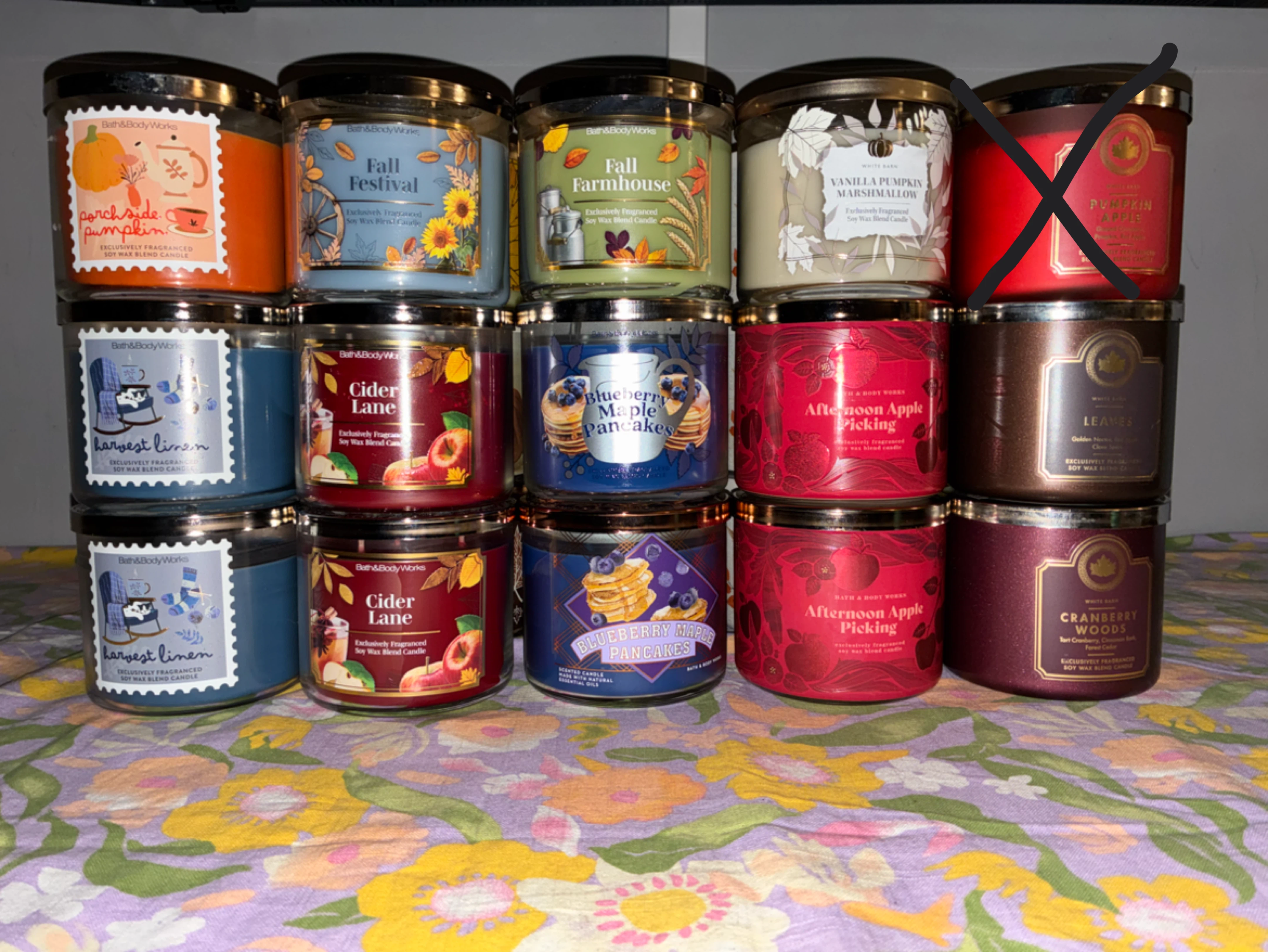 Assorted Fall Bath & Body Works 3-Wick Candles - photo 2