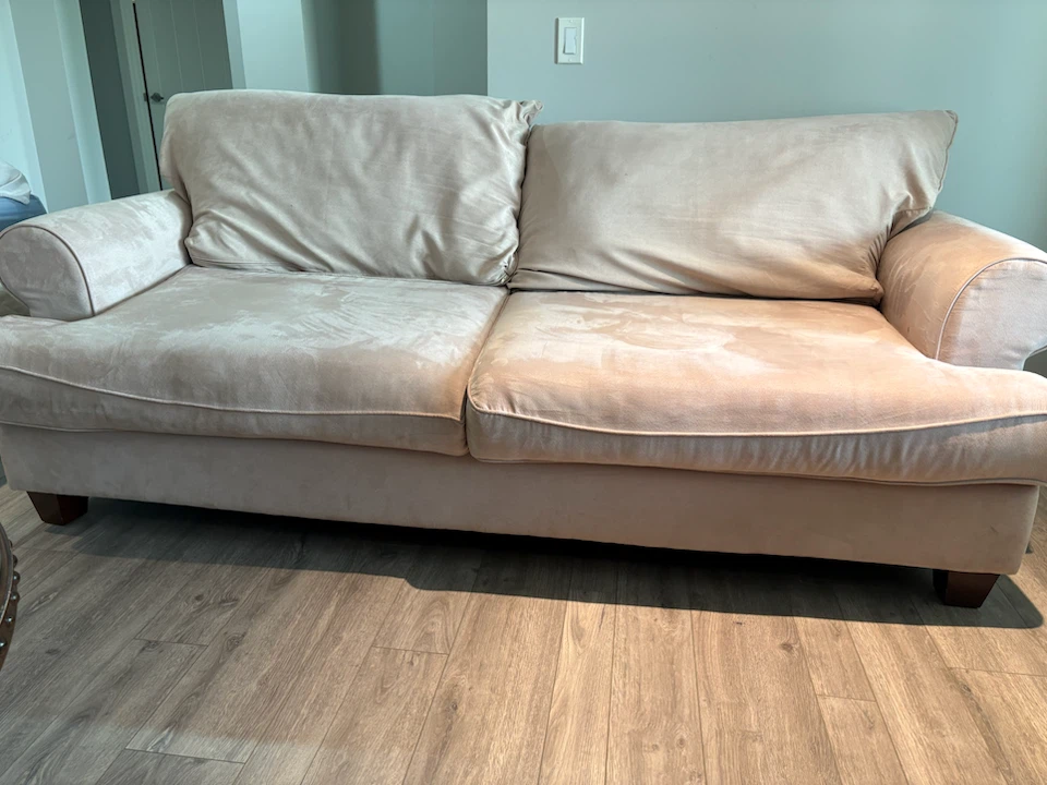 Beige Loveseat Sofa