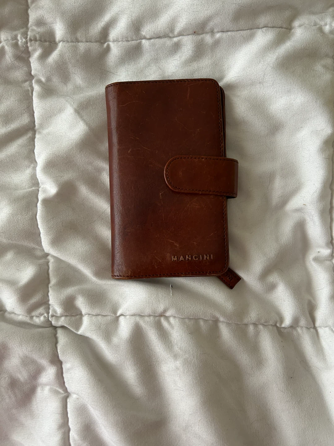 Mancini Brown Italian Leather Wallet
