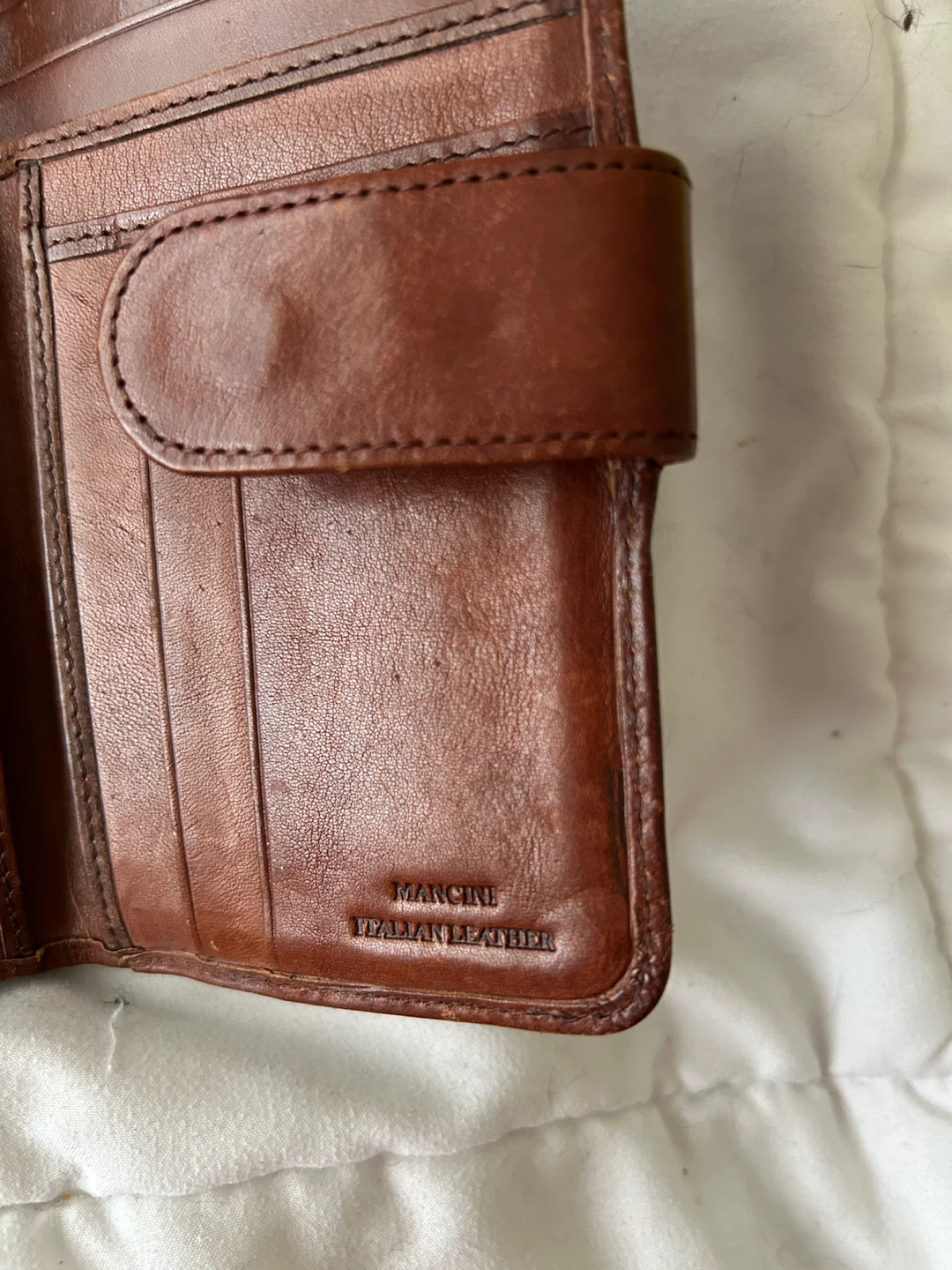 Mancini Brown Italian Leather Wallet - photo 4
