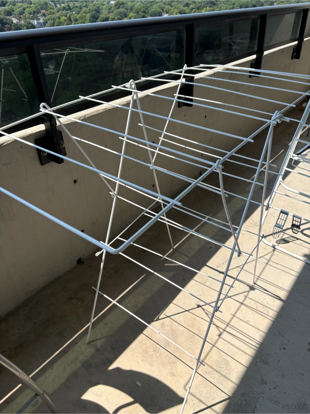 White Folding Drying Rack