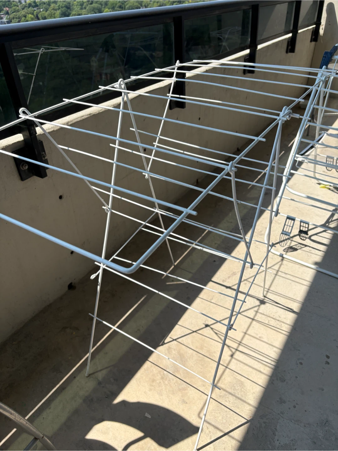 White Folding Drying Rack - photo 2