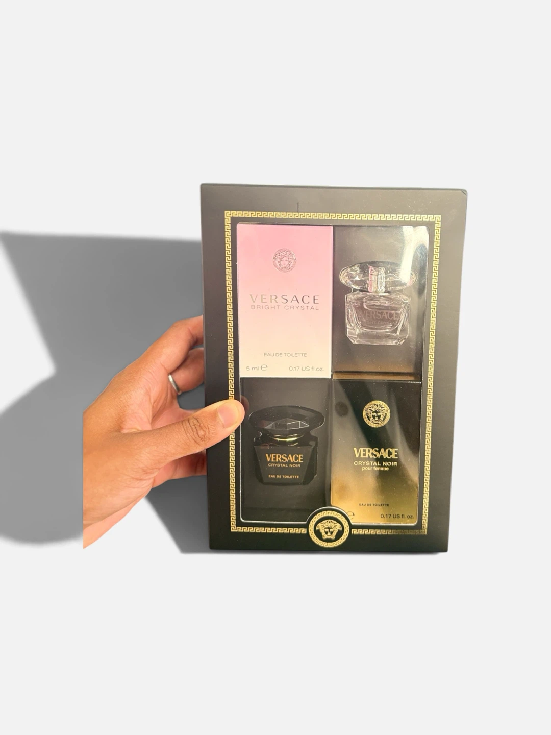 Versace Perfume Gift Set - Bright Crystal & Crystal Noir