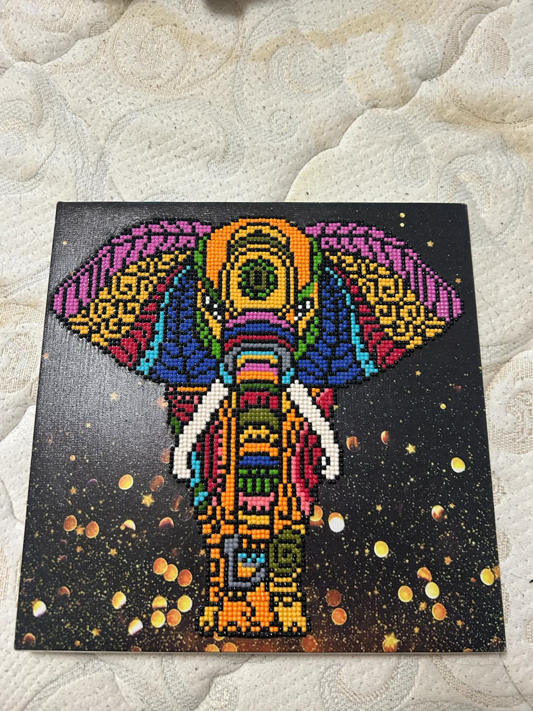 Colourful Elephant Wall Art