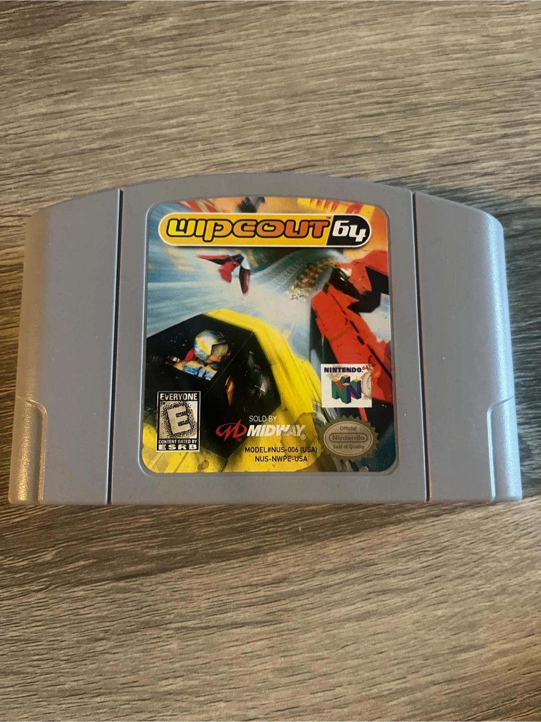 Wipeout Nintendo 64 Game Cartridge